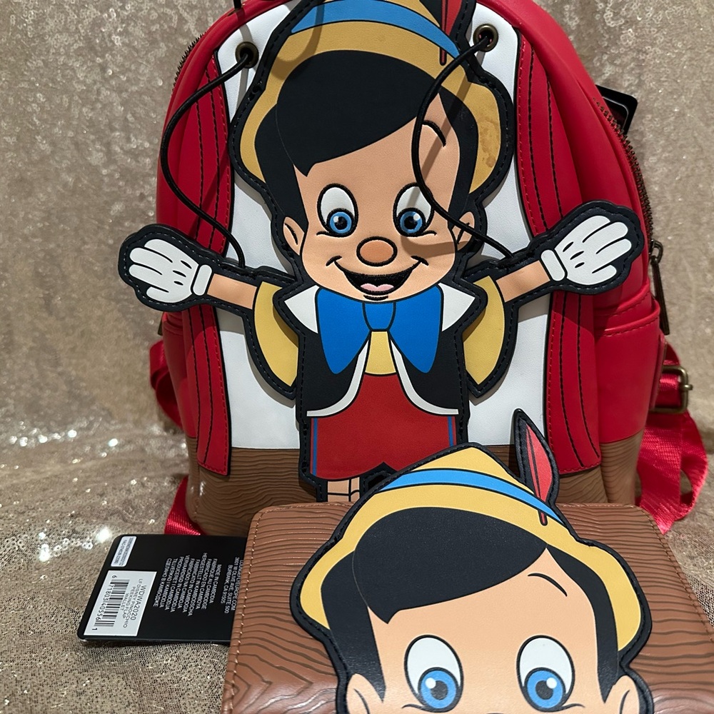 Disney Red and Brown Character Backpacks